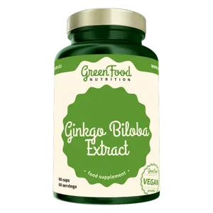 GREENFOOD NUTRITION Ginkgo Biloba extract 60 kapslí