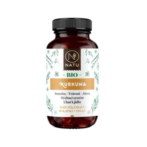 NATU Kurkuma BIO 60 kapslí