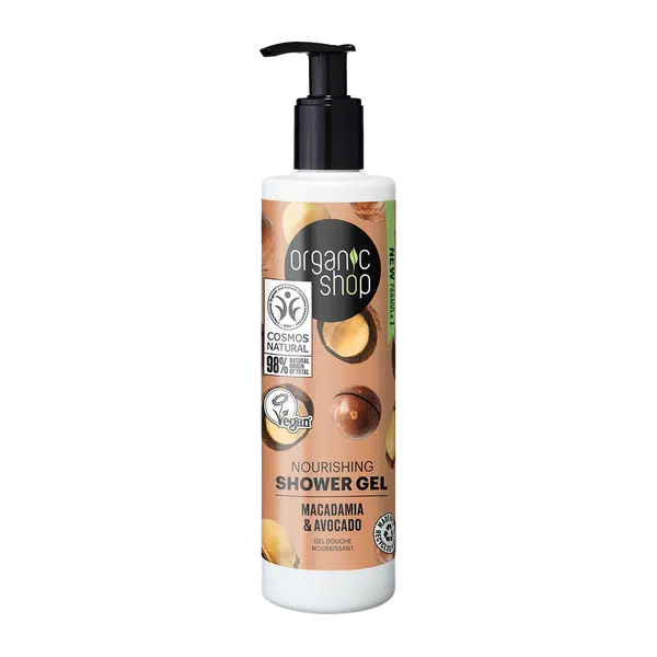 ORGANIC SHOP Vyživující sprchový gel Makadamie a avokádo 280 ml