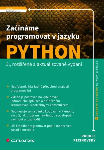 Kniha: Začínáme programovat v jazyku Python od Pecinovský Rudolf