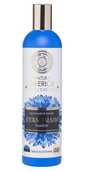 NATURA SIBERICA Omlazující balzám na vlasy chrpa a moruška 400 ml