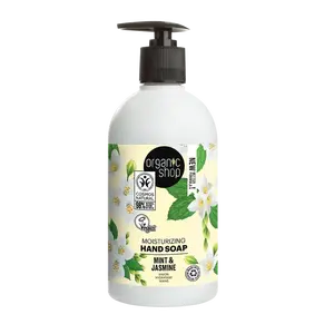 ORGANIC SHOP Hydratační mýdlo na ruce Máta a jasmín 500 ml