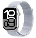 APPLE Watch Series 10 46mm Stříbrný hliník s oblačně modrým provlékacím řemínkem