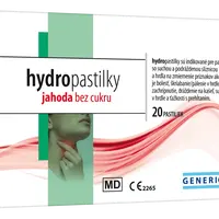 GENERICA hydropastilky jahoda bez cukru 20 pastilek