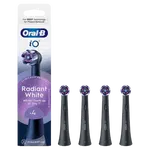 ORAL-B iO Series Radiant White kartáčkové hlavy pro bělení zubů, černé 4 ks