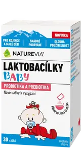 NATUREVIA Laktobacílky baby sáčky 30 ks