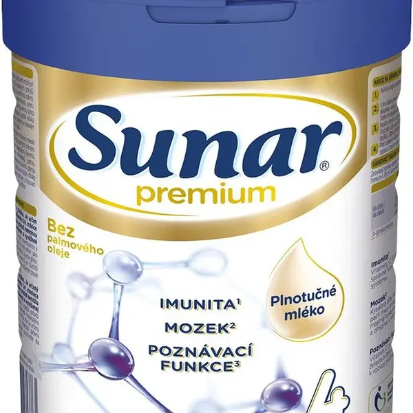 SUNAR Premium 4 batolecí mléko 700 g