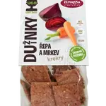 ZEMANKA UGO Slané krekry s dužinou z červené řepy a mrkve 100 g
