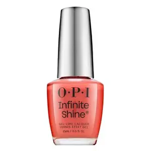 OPI Infinite Shine Gel-Like Lacquer lak na nehty s gelovým efektem Megawatt Hot 15 ml