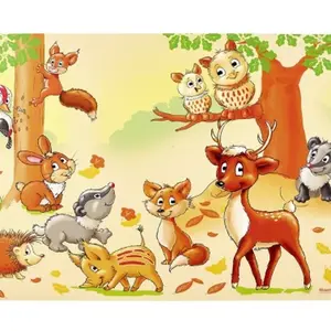 Dětské prostírání Zvířátka z lesa, 30x45 cm
