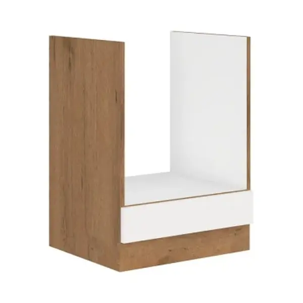 Kuchyňská skříňka pro vestavnou troubu Vigo, dub lancelot/bílý lesk, 60 cm