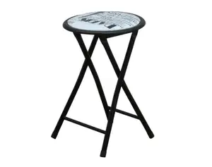 Stolička s motivem Paříže