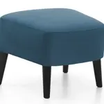 Taburet Next, modrá látka