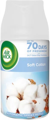 AIRWICK Náplň do automatického difuzéru Freshmatic Jemná bavlna 250 ml