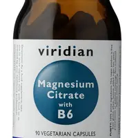VIRIDIAN Magnesium Citrate with Vitamin B6 90 kapslí