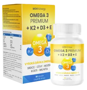 MOVIT ENERGY Omega 3 Premium+K2+D3+E 90 tobolek