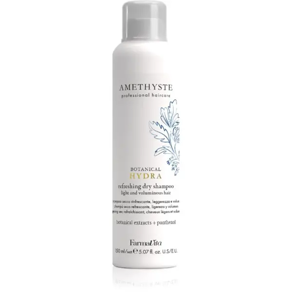 FarmaVita Amethyste Botanical Hydra osvěžující suchý šampon s UV filtrem 150 ml