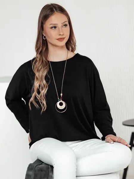 Dámska oversize blúzka s príveskom