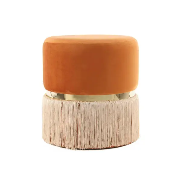 TABURET, kov, textil, kompozitní dřevo, 41/44,5/41 cm