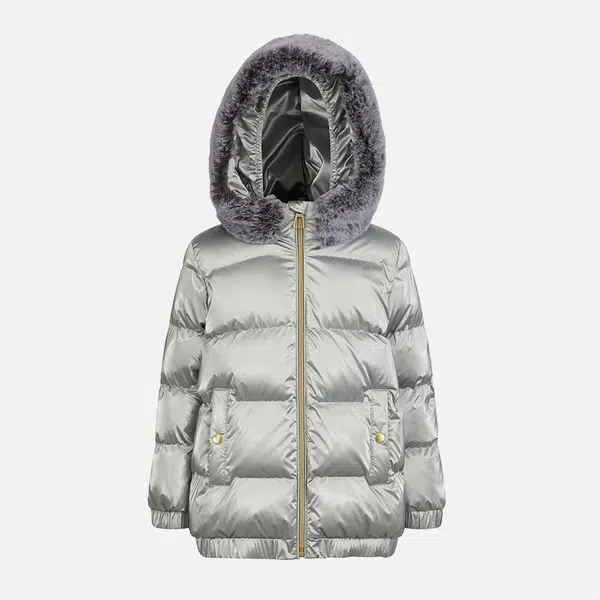 Silver Geox Backsie Girls' Jacket - Girls