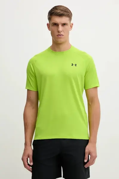 Tréninkové tričko Under Armour Tech Textured zelená barva, 1382796