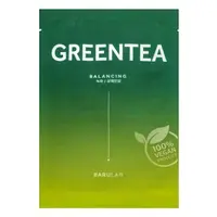 Barulab The Clean Vegan plátýnková maska Mask Green Tea 23 g