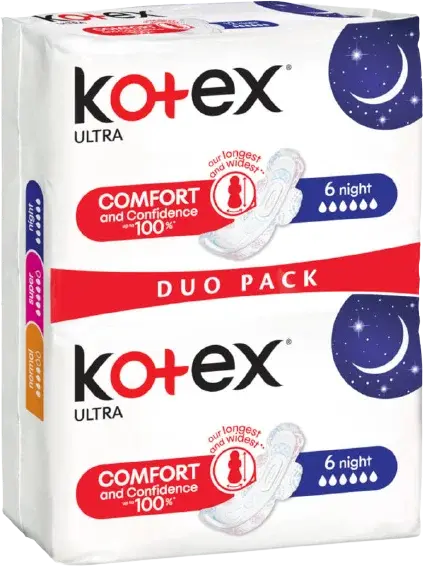 KOTEX® ® UT Night Vložky 12 ks