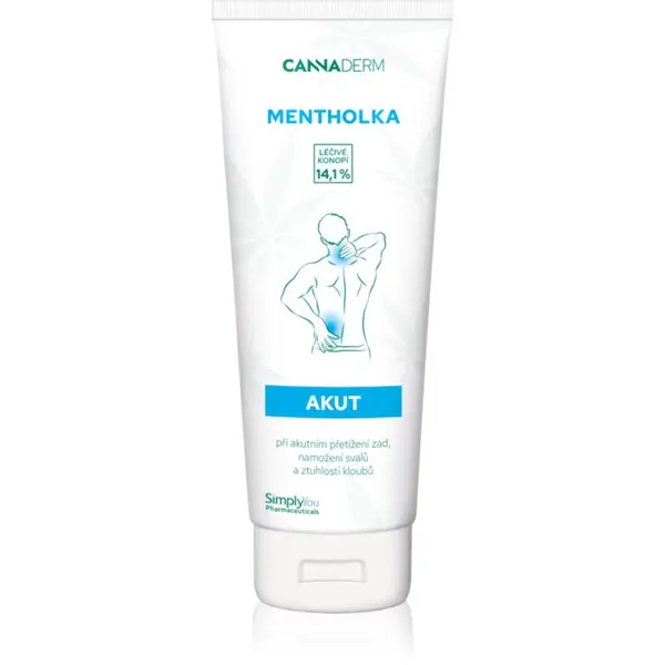 Cannaderm Mentholka AKUT chladivý masážní gel 125 ml