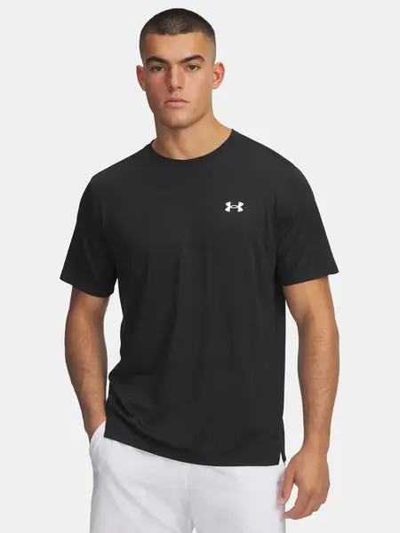 Men's Under Armour UA Tech Vent Jacquard SS-BLK T-Shirt - Mens