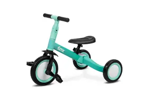 Toyz Multifunkční dětské odrážedlo,  kolo 4v1 Fox - tyrkysové