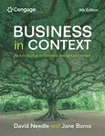 Business in Context - David  Needle, Jane  Burns