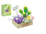 Stavebnice mini KOCO Květinové aranžmá sukulentů 232ks