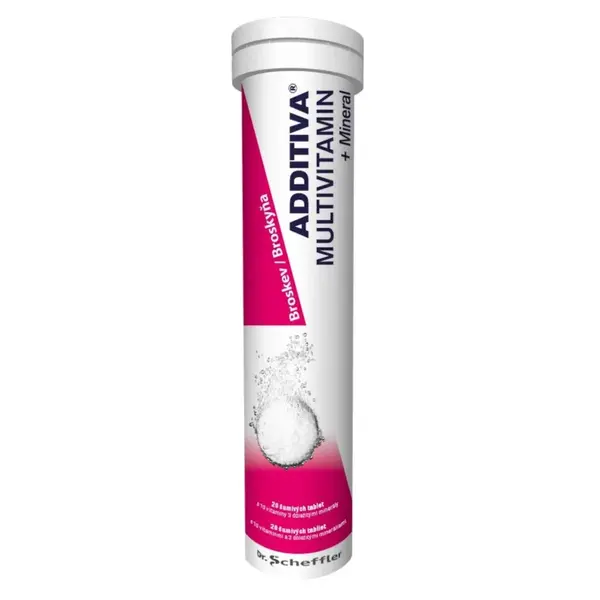 Additiva Multivitamin+Mineral BROSKEV šumivé tablety 20 ks