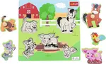 Dřevěná vkládačka Farma