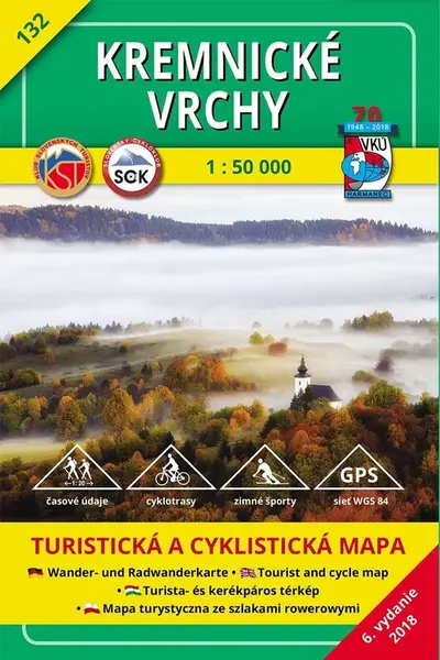 Kremnické vrchy 1:50 000