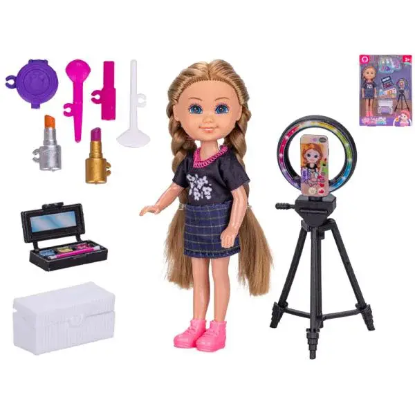 Panenka 14cm s doplňky v krabičce