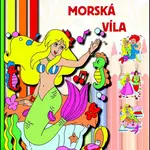 Rozprávková maľovanka Malá morská víla