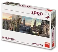 Puzzle 2000 Paříž koláž panoramic
