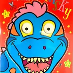 Karnevalové škrabošky Masky Dinosauři