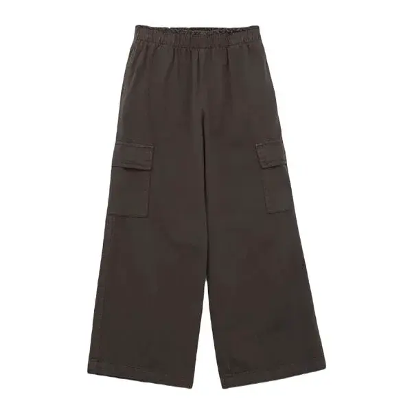 GAP WOV WIDE LEG Dievčenské nohavice, čierna, veľkosť