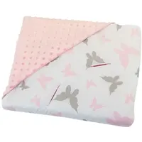 BOMIMI WRAP BLANKET (CAR) Deka do autosedačky, ružová, veľkosť