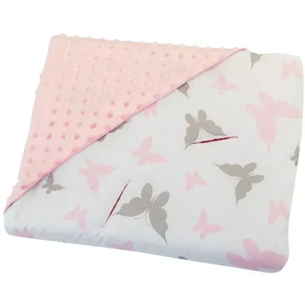 BOMIMI WRAP BLANKET (CAR) Deka do autosedačky, ružová, veľkosť