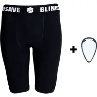 BLINDSAVE COMPRESSION SHORTS + CUP Kraťasy so suspenzorom, čierna, veľkosť