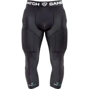 GAMEPATCH PADDED 3/4 TIGHTS PRO+ Kompresné unisex legíny, čierna, veľkosť