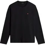 Napapijri SALIS LS 1 Pánske tričko s dlhým rukávom, čierna, veľkosť