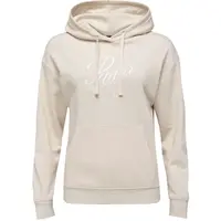 Puma ESSENTIALS SCRIPT HOODIE TR Dámska mikina, béžová, veľkosť