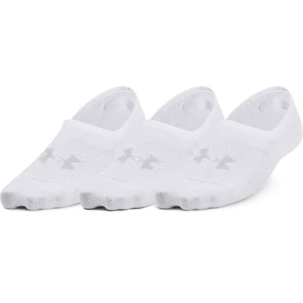 Under Armour BREATHE LITE ULTRA LOW 3P Dámske ponožky, biela, veľkosť M