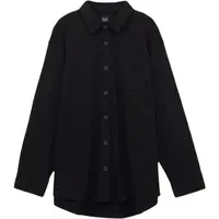 GAP FLEECE Dámska košeľa, čierna, veľkosť