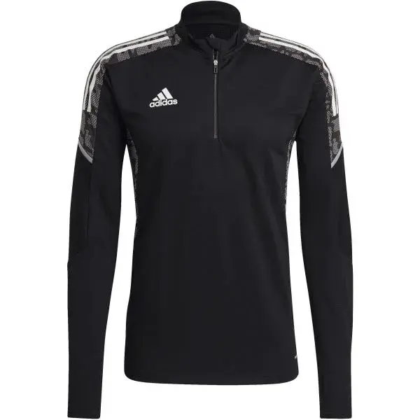 adidas CONDIVO21 TRAINING TOP Pánska futbalová mikina, čierna, veľkosť XXXL