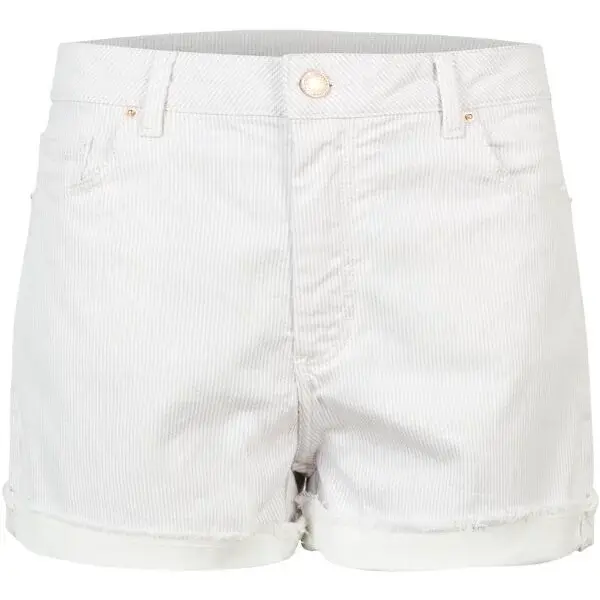 O'Neill ESSENTIALS 5-POCKET SHORTS Dámske šortky, biela, veľkosť